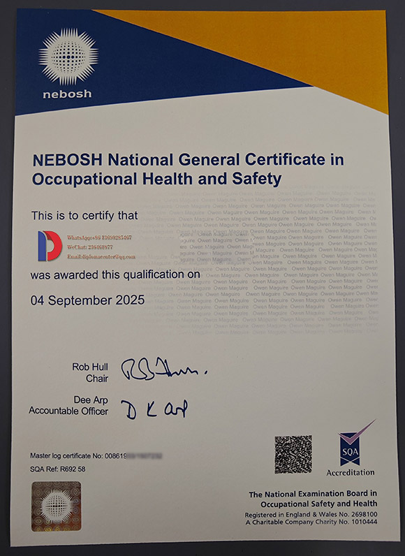 2025 NEBOSH Occupational Safety Certificate Samples
