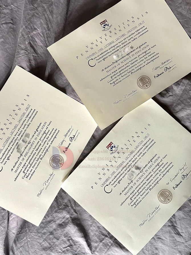 University of Pennsylvania degrees Sample