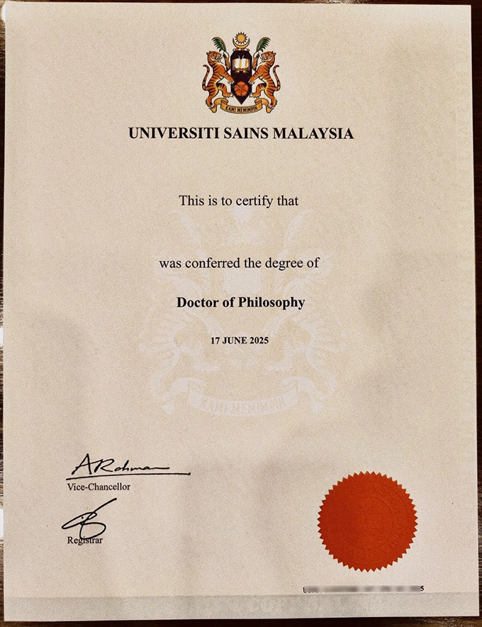 Sample of the USM Doctoral Degree in Philosophy in 2025
