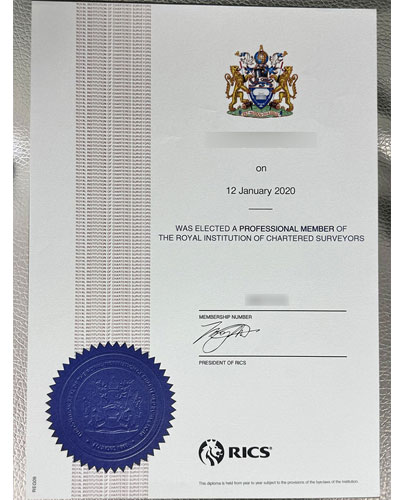 How much does it cost to purchase a RICS certificate?
