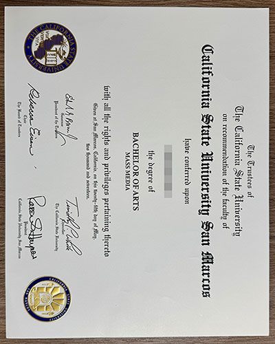 How to purchase the certificate from California State University, San Marcos (CSUSM)