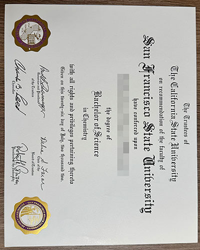 How to purchase a San Francisco State University certificate