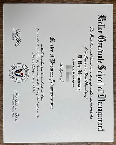 How to Apply to Purchase a Certificate from the Keller Graduate School of Management