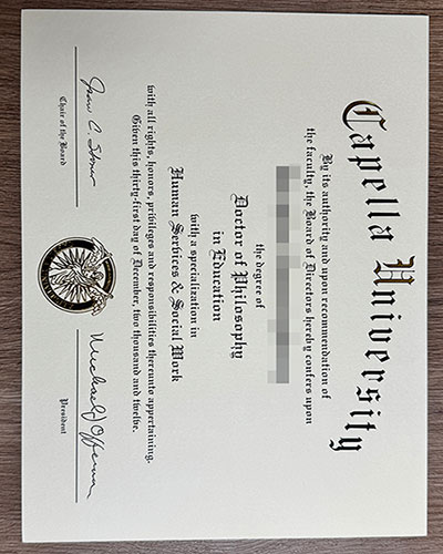 How to purchase a Capella University certificate