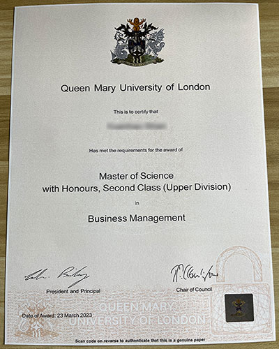 Order the diploma from Queen Mary University of London online