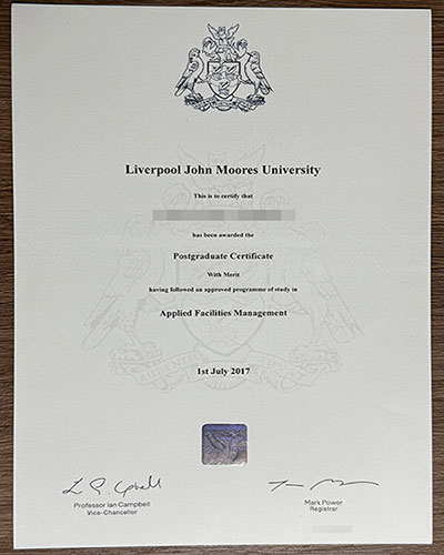 Do you need to purchase a degree from Liverpool John Moores University?